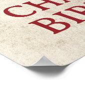 Harry Potter Hogwarts Crest Birthday Poster (Ecke)