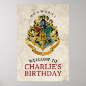 Harry Potter Hogwarts Crest Birthday Poster (Vorne)