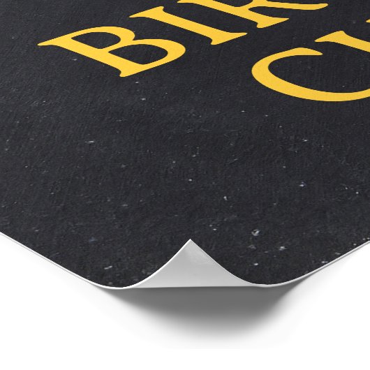 Harry Potter Hogwarts Crest Birthday Poster (Ecke)