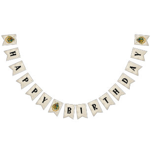 Harry Potter Hogwarts Crest Birthday Wimpelkette