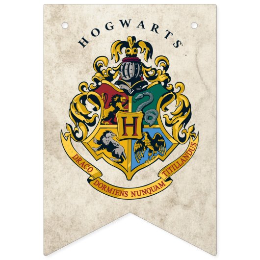 Harry Potter Hogwarts Crest Birthday Wimpelkette (Erste Fahne)