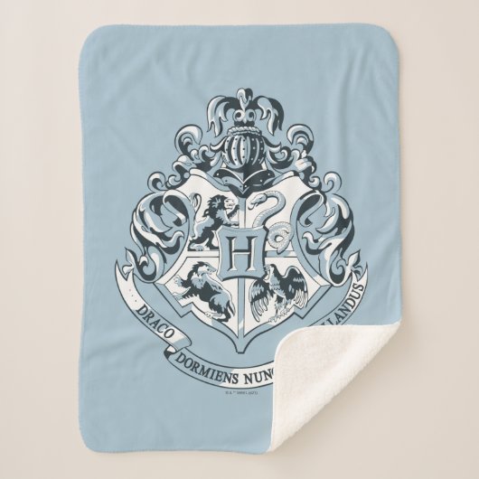 Harry Potter | Hogwarts Crest - Blau Sherpadecke (Vorderseite)