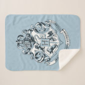 Harry Potter | Hogwarts Crest - Blau Sherpadecke (Vorderseite (Horizontal))