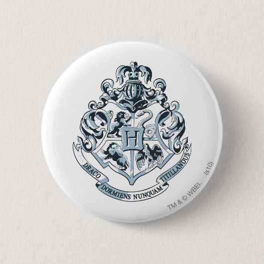 Harry Potter | Hogwarts Crest - Blue Button (Vorderseite)