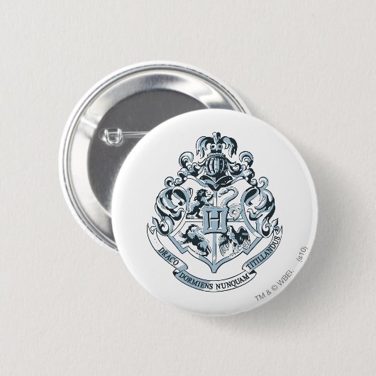 Harry Potter | Hogwarts Crest - Blue Button (Vorne & Hinten)