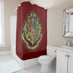 Harry Potter Hogwarts Crest Duschvorhang