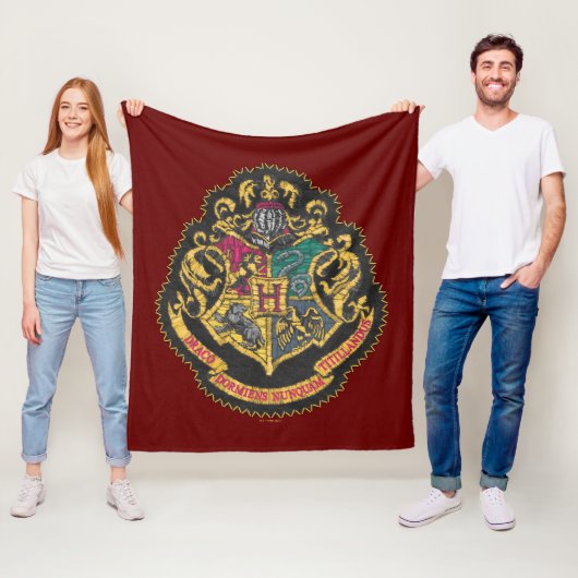 Harry Potter | Hogwarts Crest Fleecedecke (Beispiel)