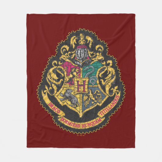 Harry Potter | Hogwarts Crest Fleecedecke (Vorderseite)