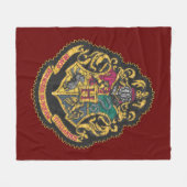 Harry Potter | Hogwarts Crest Fleecedecke (Vorderseite (Horizontal))