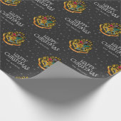 Harry Potter | Hogwarts Crest - Frohe Weihnachten Geschenkpapier (Ecke)