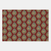 Harry Potter | Hogwarts Crest Geschenkpapier Set (Vorderseite 2)