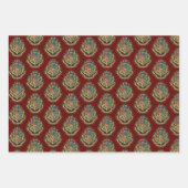 Harry Potter | Hogwarts Crest Geschenkpapier Set (Vorderseite)