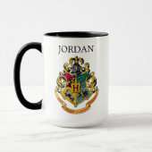 Harry Potter | Hogwarts Crest | Name hinzufügen Tasse (Links)