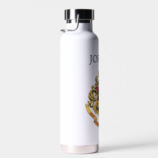 Harry Potter | Hogwarts Crest | Name hinzufügen Trinkflasche (Rechts)