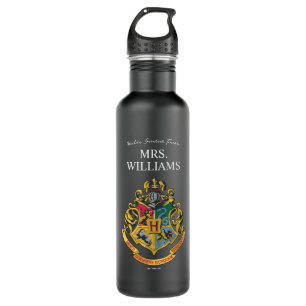 Harry Potter   Hogwarts Crest Teacher Personalisie Edelstahlflasche