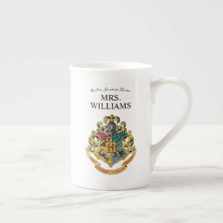 Harry Potter | Hogwarts Crest Teacher Personalisie Porzellantasse