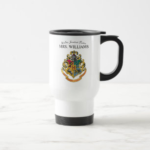 Harry Potter   Hogwarts Crest Teacher Personalisie Reisebecher