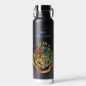 Harry Potter | Hogwarts Crest Teacher Personalisie Trinkflasche (Vorne)