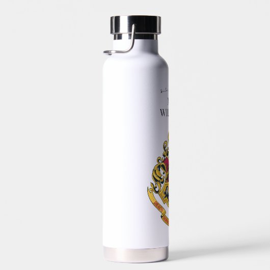 Harry Potter | Hogwarts Crest Teacher Personalisie Trinkflasche (Rechts)