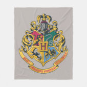 Harry Potter | Hogwarts Crest - Vollfarbigkeit Fleecedecke (Vorderseite)