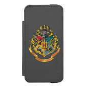 Harry Potter | Hogwarts Crest - Vollfarbigkeit Incipio iPhone Geldbeutel-Hülle (Folio Vorderseite)