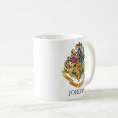 Harry Potter | Hogwarts Crest - Vollfarbigkeit Kaffeetasse (VorderseiteRechts)