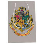 Harry Potter | Hogwarts Crest - Vollfarbigkeit Mittlere Geschenktüte (Vorderseite)