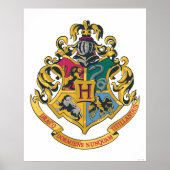 Harry Potter | Hogwarts Crest - Vollfarbigkeit Poster (Vorne)