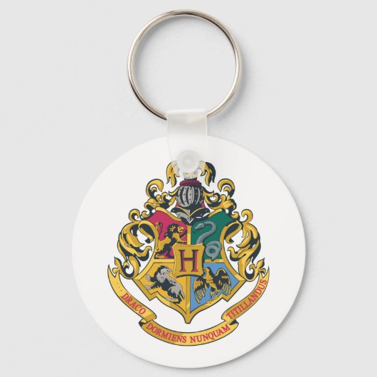 Harry Potter | Hogwarts Crest - Vollfarbigkeit Schlüsselanhänger (Vorderseite)