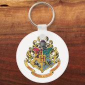 Harry Potter | Hogwarts Crest - Vollfarbigkeit Schlüsselanhänger (Vorderseite)