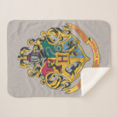 Harry Potter | Hogwarts Crest - Vollfarbigkeit Sherpadecke (Vorderseite (Horizontal))