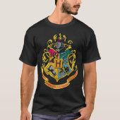 Harry Potter | Hogwarts Crest - Vollfarbigkeit Tri-Blend Shirt (Vorderseite)