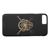 Harry Potter | Hogwarts Crossed Wands Wappen Case-Mate iPhone Hülle (Rückseite (Horizontal))
