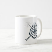 Harry Potter | Hogwarts Crossed Wands Wappen Kaffeetasse (VorderseiteRechts)