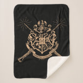 Harry Potter | Hogwarts Crossed Wands Wappen Sherpadecke (Vorderseite)