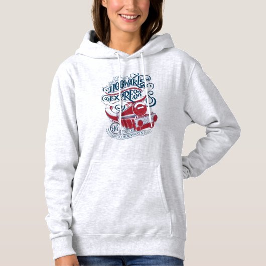 Harry Potter | Hogwarts-Express Typografie Hoodie (Vorderseite)