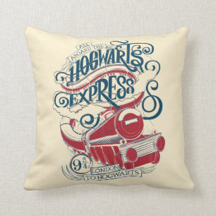 Harry Potter   Hogwarts-Express-Typografie Kissen