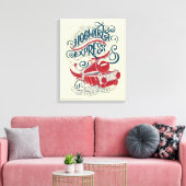 Harry Potter | Hogwarts-Express-Typografie Leinwanddruck (Insitu (Wohnzimmer))