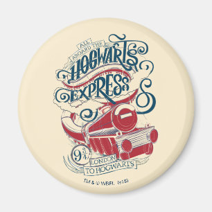 Harry Potter   Hogwarts-Express-Typografie Magnet