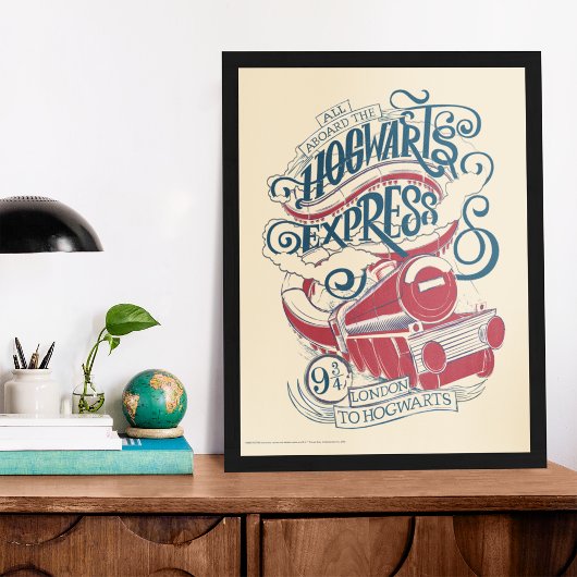 Harry Potter | Hogwarts-Express-Typografie Poster