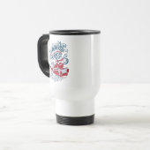 Harry Potter | Hogwarts-Express-Typografie Reisebecher (Vorderseite Links)
