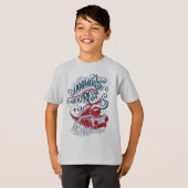Harry Potter | Hogwarts-Express-Typografie T-Shirt (Vorne ganz)