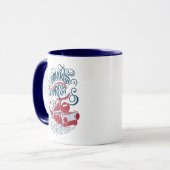 Harry Potter | Hogwarts-Express-Typografie Tasse (Vorderseite Links)