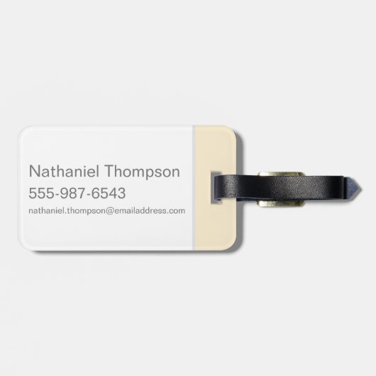 Harry Potter | Hogwarts Express Typografy Gepäckanhänger (Rückseite horizontal)