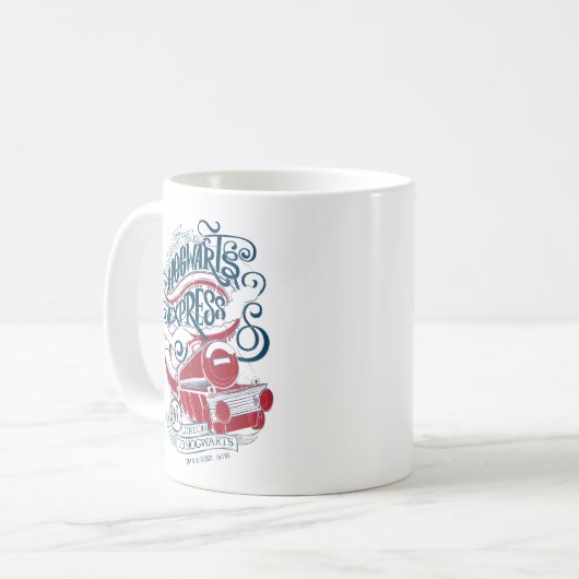 Harry Potter | Hogwarts Express Typografy Kaffeetasse (Vorderseite Links)