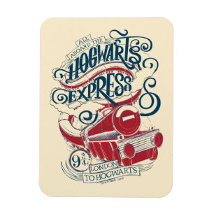 Harry Potter   Hogwarts Express Typografy Magnet