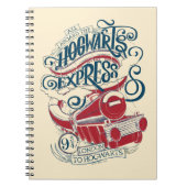 Harry Potter | Hogwarts Express Typografy Notizblock (Vorderseite)