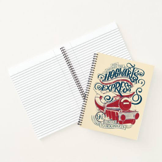 Harry Potter | Hogwarts Express Typografy Notizbuch (Innenseite)