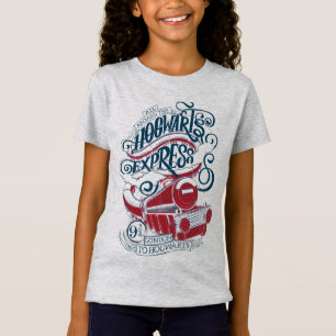 Harry Potter Hogwarts Express Typografy T-Shirt