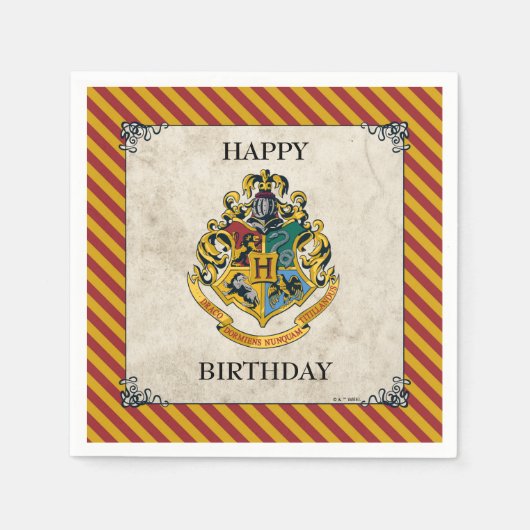 Harry Potter | Hogwarts Geburtstag Serviette (Vorderseite)